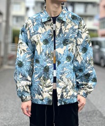 ジップ ブルゾン ゴブラン織り ジャケット メンズ