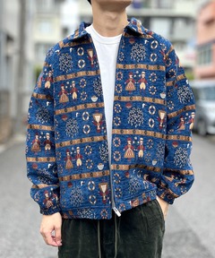 タグ付き未使用新品Otte ラグジュアリーノーカラージャケット ラグジュアリーブルーツイードジャケット（ノーカラージャケット