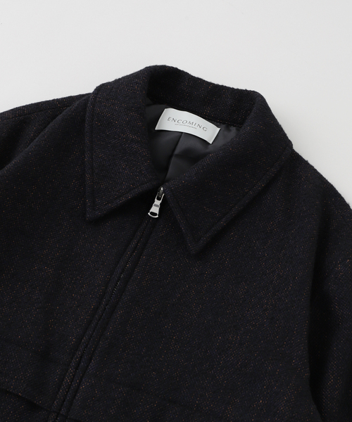 ENCOMING（インカミング）の「ENCOMING(インカミング) PANELED SHORT BLOUSON（その他アウター・メンズ・ブラック・LARGE/MEDIUM）」の2枚目の写真