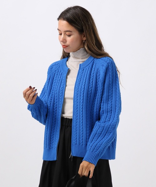 BAYFLOW/ベイフロー カーディガン ジャケット ロンハーマン BAYFLOW◇カーディガン⁄4⁄ポリエステル⁄マルチカラー⁄総柄⁄ショール