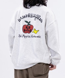 Mark Gonzales | 【ba】JOHN'S CLOSET別注 〔MARK GONZALES ARTWORK COLLECTION / マーク ゴンザレス〕アソートアート プリント ビッグシルエット クルーネックスウェット(スウェット)