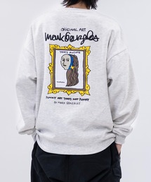 【ba】JOHN'S CLOSET別注 〔MARK GONZALES ARTWORK COLLECTION / マーク ゴンザレス〕アソートアート プリント ビッグシルエット クルーネックスウェット