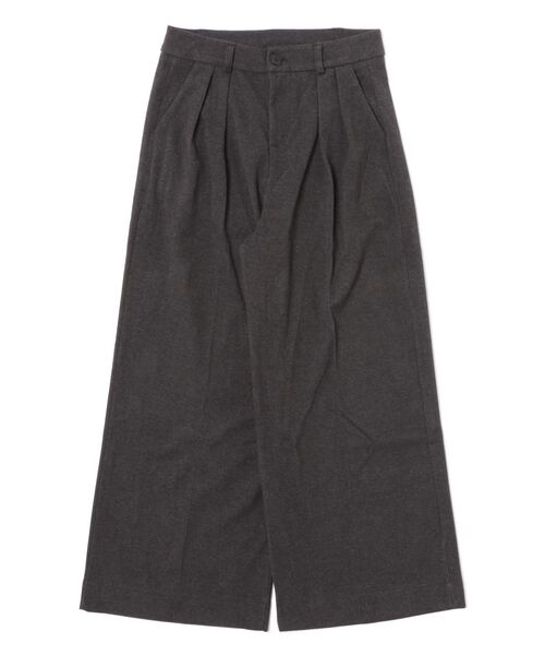 BANICO（バニコ）の「【Banico】ウールライクタックワイドパンツ（スラックス・レディース・ブラック/グレー/チョコ・SMALL/MEDIUM/LARGE）」の5枚目の写真