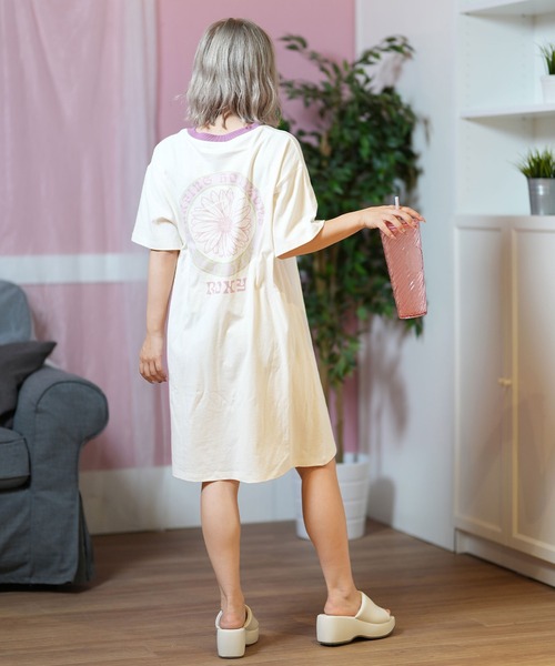 ROXY（ロキシー）の「ROXY/ロキシー バックプリントTシャツ ワンピース RDR251653M（ワンピース・レディース・ヘザーグレー/オフホワイト/ブラック・L/M）」の5枚目の写真