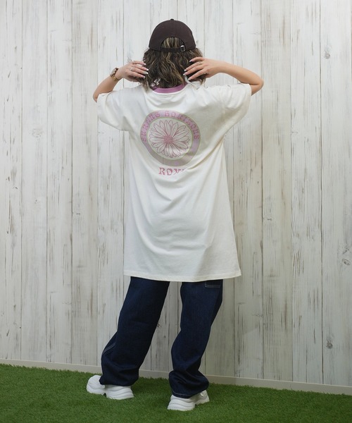 ROXY（ロキシー）の「ROXY/ロキシー バックプリントTシャツ ワンピース RDR251653M（ワンピース・レディース・ヘザーグレー/オフホワイト/ブラック・L/M）」の19枚目の写真