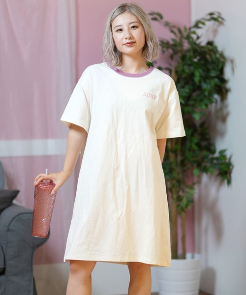 ROXY（ロキシー）の「ROXY/ロキシー バックプリントTシャツ ワンピース RDR251653M（ワンピース・レディース・ヘザーグレー/オフホワイト/ブラック・L/M）」の12枚目の写真