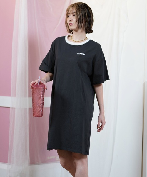 ROXY（ロキシー）の「ROXY/ロキシー バックプリントTシャツ ワンピース RDR251653M（ワンピース・レディース・ヘザーグレー/オフホワイト/ブラック・L/M）」の20枚目の写真