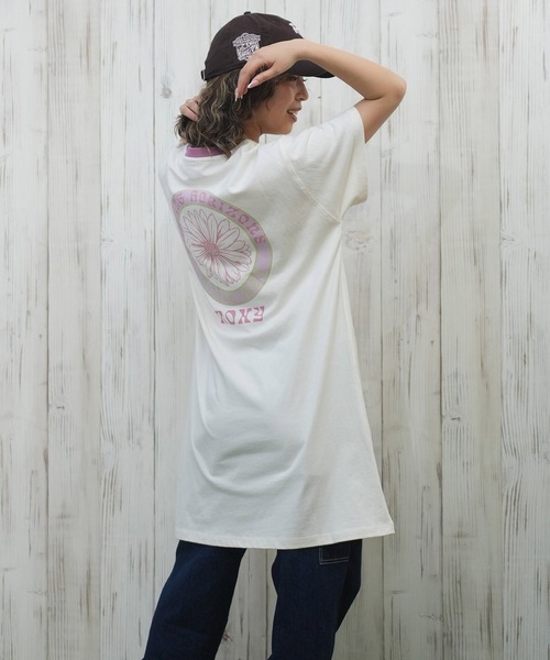ROXY（ロキシー）の「ROXY/ロキシー バックプリントTシャツ ワンピース RDR251653M（ワンピース・レディース・ヘザーグレー/オフホワイト/ブラック・L/M）」の17枚目の写真