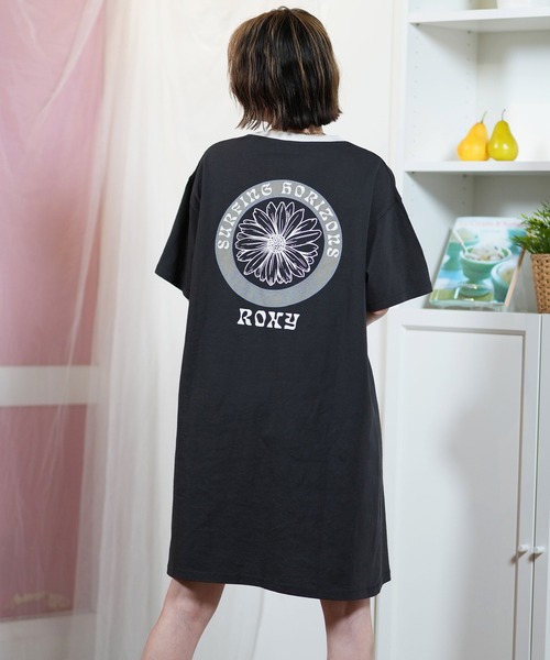 ROXY（ロキシー）の「ROXY/ロキシー バックプリントTシャツ ワンピース RDR251653M（ワンピース・レディース・ヘザーグレー/オフホワイト/ブラック・L/M）」の21枚目の写真