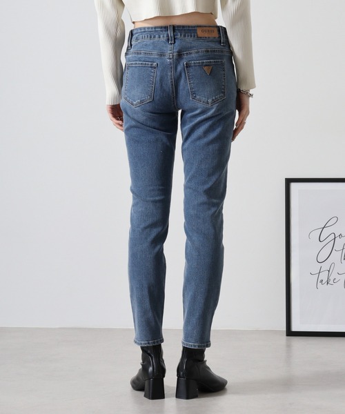 Guess（ゲス）の「GUESS Ultra Ankle Skinny LADIES DENIM PANTS ウルトラアンクルスキニー（デニムパンツ・レディース・ダークインディゴブルー・25inch/26inch/27inch/28inch）」の15枚目の写真
