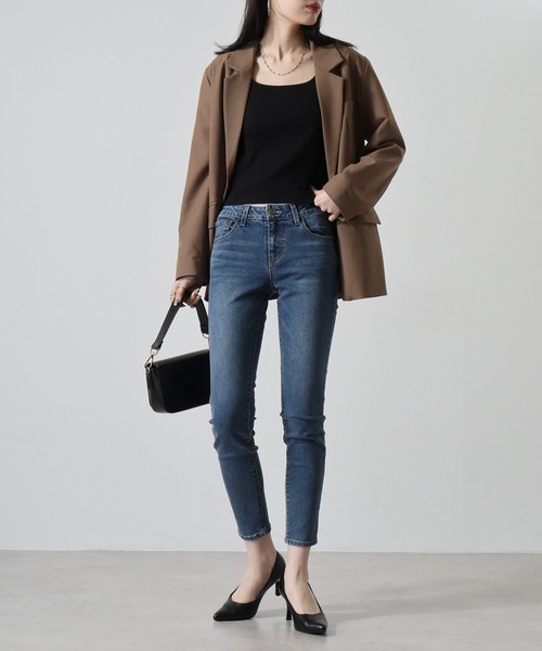 Guess（ゲス）の「GUESS Ultra Ankle Skinny LADIES DENIM PANTS ウルトラアンクルスキニー（デニムパンツ・レディース・ダークインディゴブルー・25inch/26inch/27inch/28inch）」の19枚目の写真