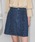 idem�i�C�f���j�́ufrill denim mini skirt / �t�����f�U�C���~�j�X�J�[�g�i�f�j���X�J�[�g�j�v�b�u���[