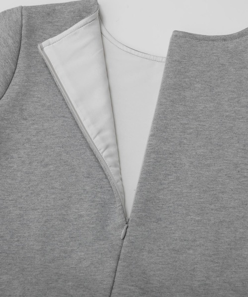 オーガンジーフリルレイヤードスウェット（スウェット）｜Fit more