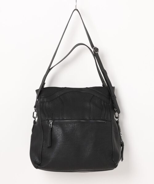 Desigual（デシグアル）の「REPRISE EMBRO PATCH LOVERTY PUハンドバッグ（ハンドバッグ・レディース・ブラック・FREE）」の2枚目の写真