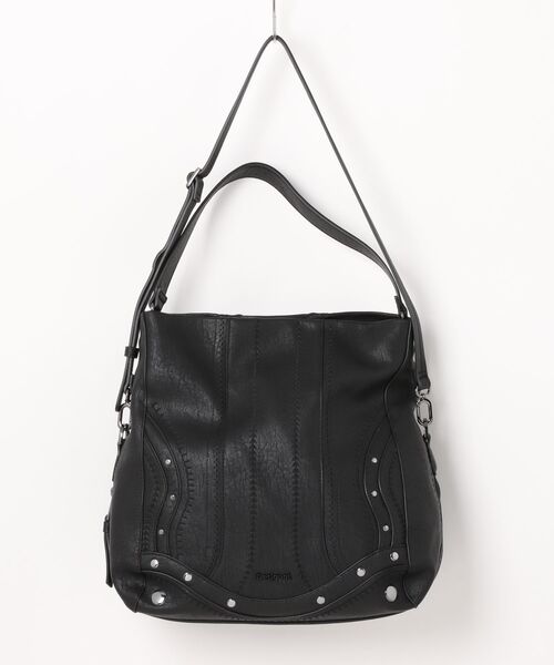 Desigual（デシグアル）の「REPRISE EMBRO PATCH LOVERTY PUハンドバッグ（ハンドバッグ・レディース・ブラック・FREE）」の8枚目の写真