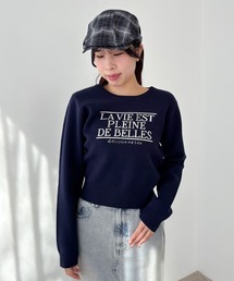 Heather | フロントロゴニット　292250(ニット/セーター)