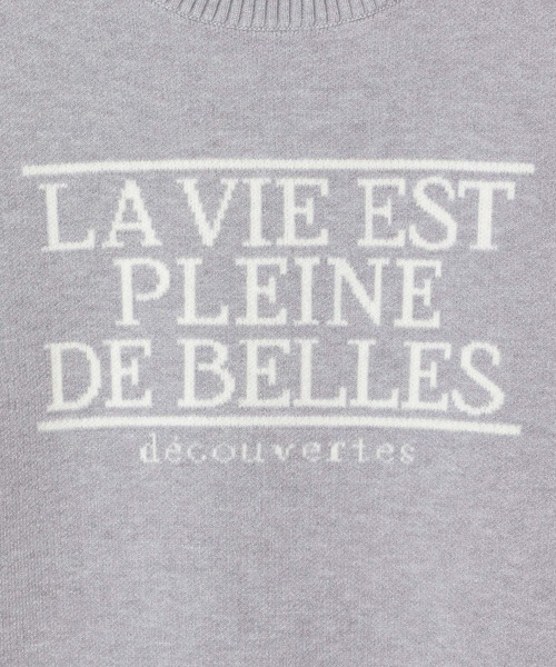 Heather（ヘザー）の「フロントロゴニット　292250（ニット/セーター・レディース・アイボリー/ミント/グレー・FREE）」の19枚目の写真