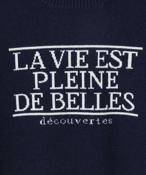 Heather（ヘザー）の「フロントロゴニット　292250（ニット/セーター・レディース・アイボリー/ミント/グレー・FREE）」の9枚目の写真