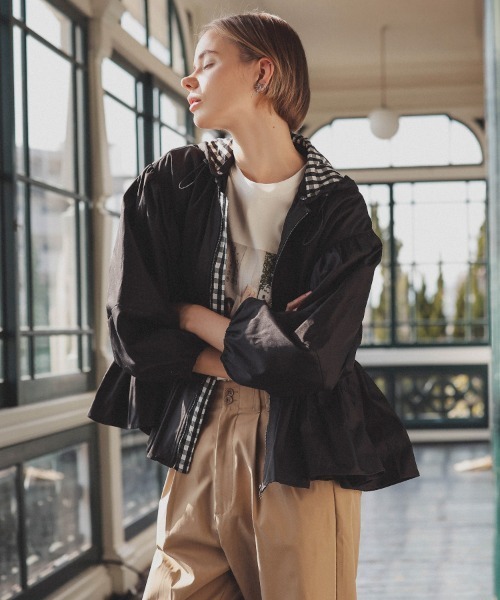 セール】撥水ペプラムジャケット（その他アウター）｜DONOBAN