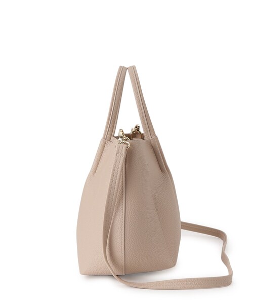 index（インデックス）の「【2WAY】フラワーパーツ合皮ミドルトートバッグ（トートバッグ・レディース・グレー/ブラック/ベージュ・00）」の15枚目の写真