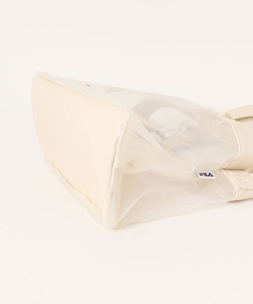 PEANUTS（ピーナッツ）の「【FILA】PEANUTS メッシュミニ トートバッグ/ピーナッツ/コラボ（ショルダーバッグ・レディース・アイボリー/ブラック・FREE）」の4枚目の写真