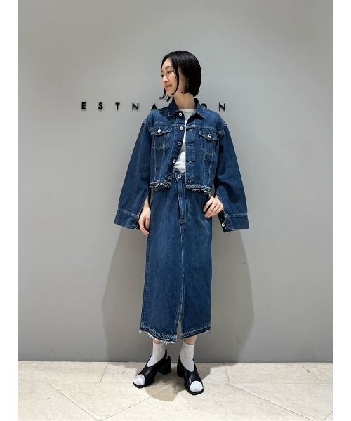ESTNATION(エストネーション)の「ESTNATION / サード デニムシャツ(シャツ/ブラウス・レディース・ブルー・36/38)」の8枚目の写真