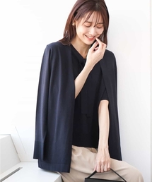 最終価格！marina bravin 夏物　ニットアンサンブル　ネイビー　伊製 アンサンブル（ブルー・ネイビー/青色系）ファッション通販