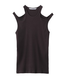 JOHN LAWRENCE SULLIVAN | HOLLOWED OUT RIB TANK-TOP(Tシャツ/カットソー)