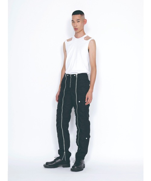 HOLLOWED OUT RIB TANK-TOP