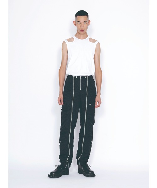 HOLLOWED OUT RIB TANK-TOP