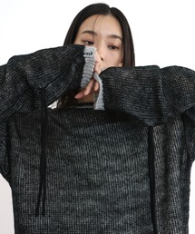 hellam（へラム）の「プレーティングルーズニット（ニット/セーター）」