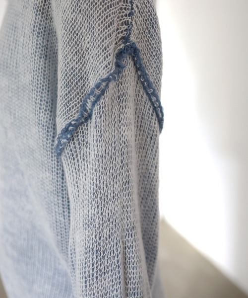 hellam（へラム）の「プレーティングルーズニット（ニット/セーター・レディース・グレー/ブルー/ブラック・FREE）」の11枚目の写真