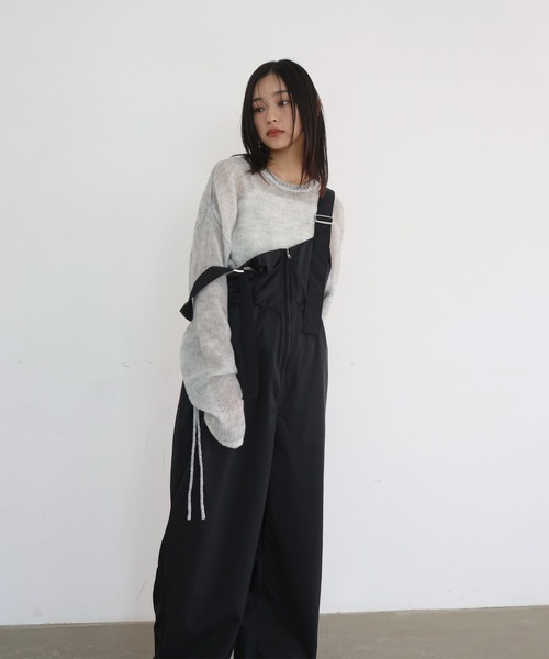 hellam（へラム）の「プレーティングルーズニット（ニット/セーター・レディース・グレー/ブルー/ブラック・FREE）」の18枚目の写真