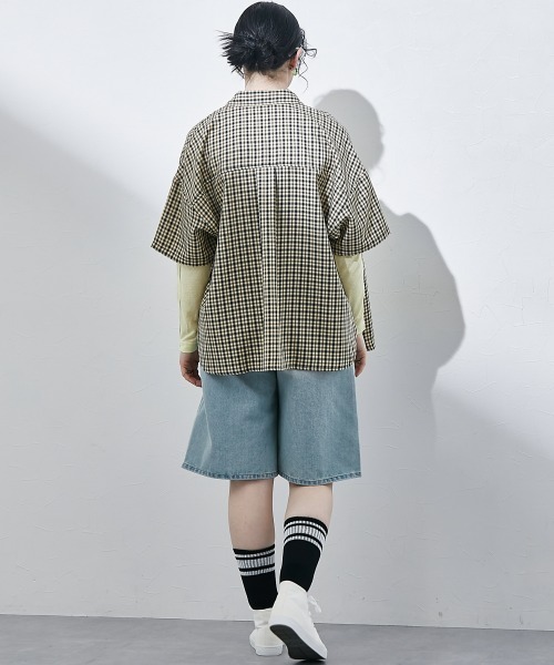 TTOL(トール)の「マルチカラーチェックシャツ(シャツ/ブラウス・レディース・グレー/ブラック・M)」の7枚目の写真