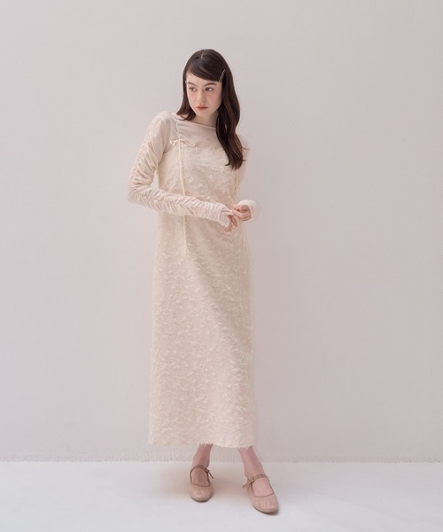muguet(ミュゲ)の「ビジューシアートップス(Tシャツ/カットソー・レディース・アイボリー/ブラック/ベージュ/ピンク・FREE)」の7枚目の写真