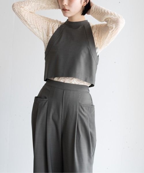 hwyl(ヒュイル)の「【2点セット】ホルタービスチェセットアップ(つなぎ/オールインワン・レディース・アッシュグレー/ブラック・SMALL/MEDIUM)」の19枚目の写真