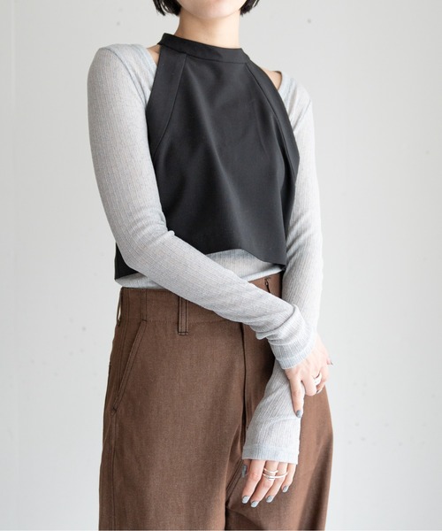 hwyl(ヒュイル)の「【2点セット】ホルタービスチェセットアップ(つなぎ/オールインワン・レディース・アッシュグレー/ブラック・SMALL/MEDIUM)」の21枚目の写真