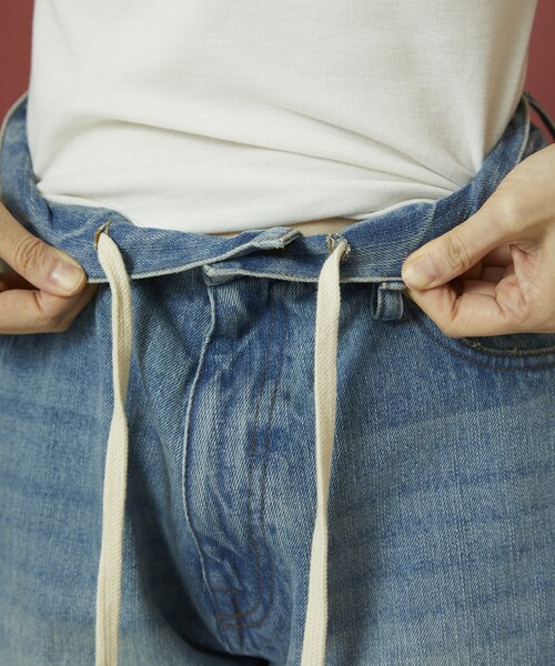 Freada（フリーダ）の「Freada/フリーダ フラワー刺繍ワイドデニム（デニムパンツ・レディース・ブルー・ﾌﾘ-）」の22枚目の写真