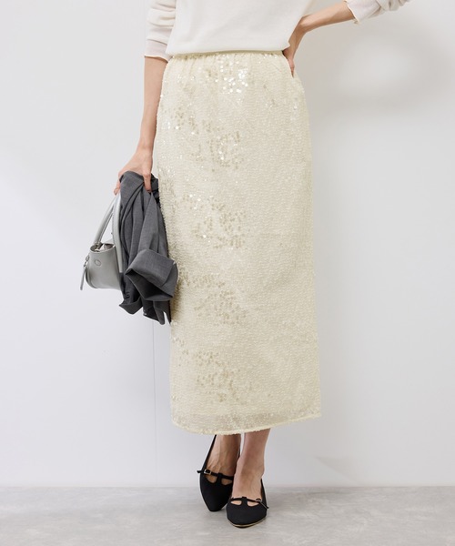セール】スパンコールアイラインスカート（スカート）｜ROPE' PICNIC
