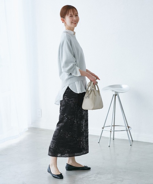 セール】スパンコールアイラインスカート（スカート）｜ROPE' PICNIC