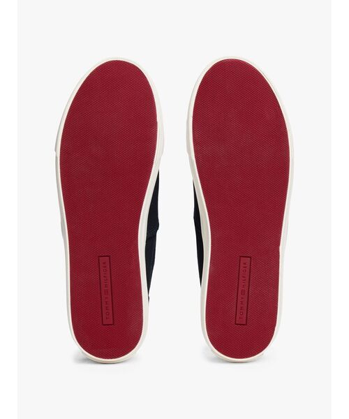 TOMMY HILFIGER（トミーヒルフィガー）の「オックスフォードツイルロートップスニーカー（スニーカー・メンズ・ホワイト/レッド/グリーン/ネイビー・28cm/27.5cm/26cm/26.5cm/25cm）」の8枚目の写真