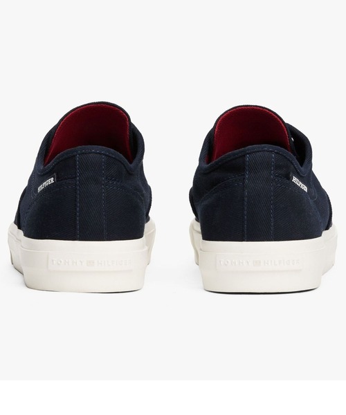 TOMMY HILFIGER（トミーヒルフィガー）の「オックスフォードツイルロートップスニーカー（スニーカー・メンズ・ホワイト/レッド/グリーン/ネイビー・28cm/27.5cm/26cm/26.5cm/25cm）」の7枚目の写真
