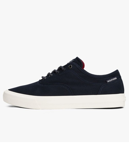 【すぐ届く】  オックスフォードツイルスニーカー TOMMY HILFIGER｜オックスフォードツイルロートップスニーカー