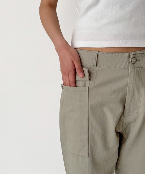 CANAL JEAN（キャナルジーン）の「El mar　ヘリンボーンカーゴパンツ（カーゴパンツ・レディース・カーキ/キナリ・SMALL/MEDIUM/LARGE）」の13枚目の写真