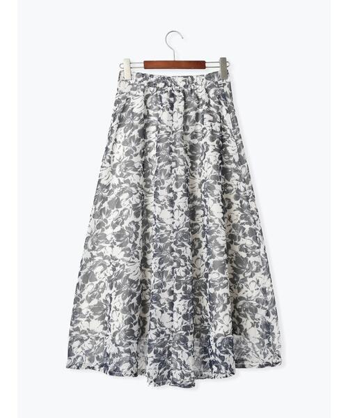 Te chichi TERRASSE(テチチテラス)の「メッシュフラワーフレアスカート《2025spring catalog item》(スカート・レディース・ブルー/ネイビー/グリーン・F)」の22枚目の写真