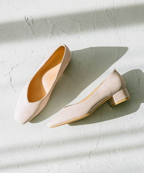 GLOBAL WORK(グローバルワーク)の「セレモニー対応/らくっション撥水フィットヒールパンプス/288091(パンプス・レディース・シルバー/ブラック/アイボリー・SMALL/MEDIUM/LARGE)」の2枚目の写真