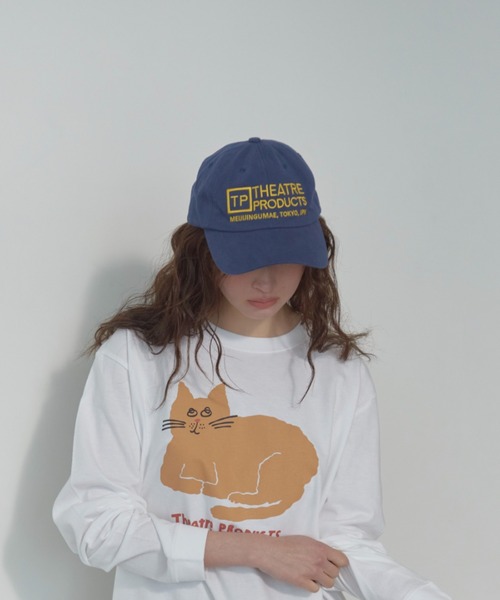 THEATRE PRODUCTS(シアタープロダクツ)の「THEATREPRODUCTSロゴ刺繍コットンキャップ(キャップ・レディース・ホワイト/ネイビー・FREE)」の15枚目の写真
