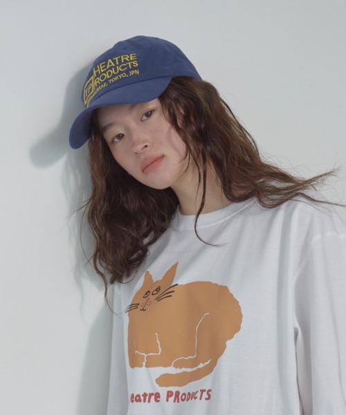 THEATRE PRODUCTS(シアタープロダクツ)の「THEATREPRODUCTSロゴ刺繍コットンキャップ(キャップ・レディース・ホワイト/ネイビー・FREE)」の16枚目の写真