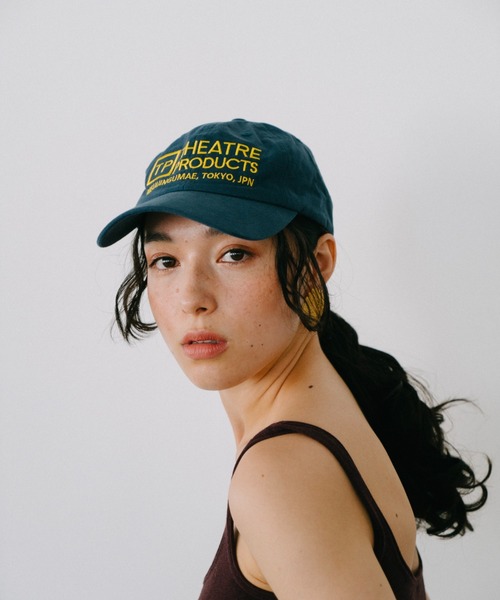 THEATRE PRODUCTS(シアタープロダクツ)の「THEATREPRODUCTSロゴ刺繍コットンキャップ(キャップ・レディース・ホワイト/ネイビー・FREE)」の9枚目の写真