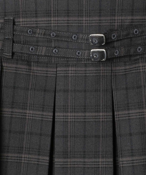 Heather（ヘザー）の「Wベルトプリーツミニスカート　327971（スカート・レディース・グレー系その他/グレー/ベージュ系その他・M/S）」の11枚目の写真